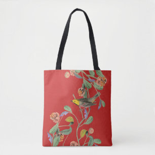 Vintager Songbird Rot Tasche