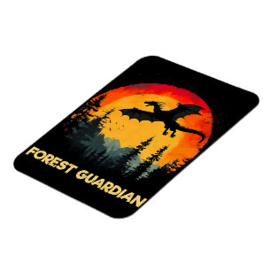 Vintager Sonnenschutzdrache Magnet