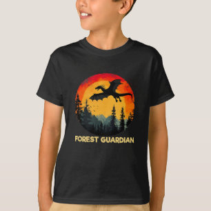 Vintager Sonnenschutzdrache T-Shirt