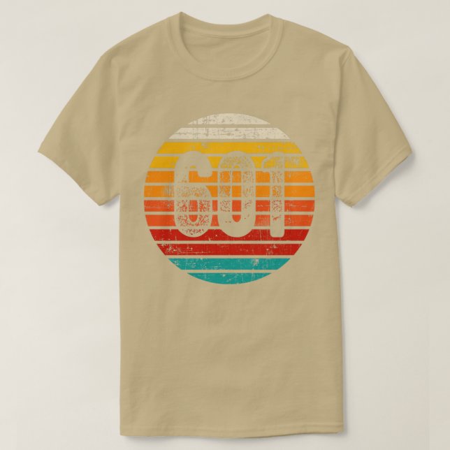 Vintager Sonnenuntergang 601 Bereichscode T-Shirt (Design vorne)