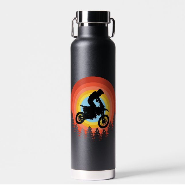 VINTAGER SONNENUNTERGANG TRINKFLASCHE (Vorne)