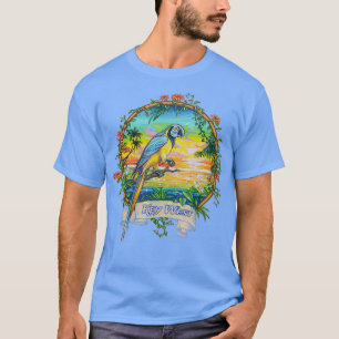 Vintager Sonnenuntergang zum Strand T-Shirt