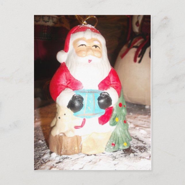 Vintager Spaß Weihnachten mit Schneekunst (Vorderseite)