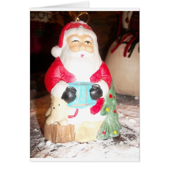 Vintager Spaß Weihnachten mit Schneekunst (Vorne)