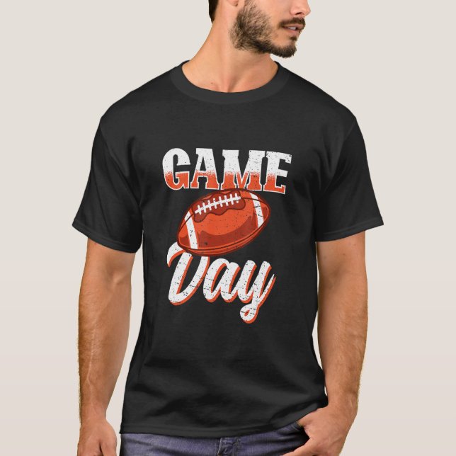 Vintager Spieltag T-Shirt (Vorderseite)