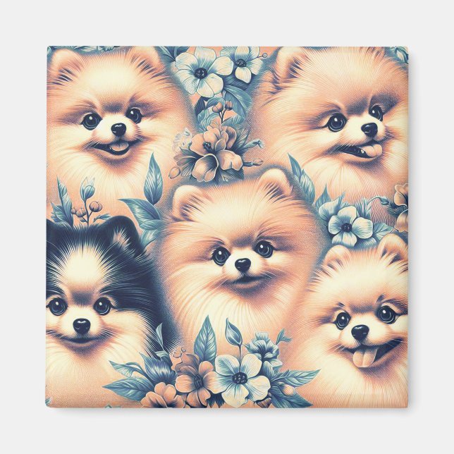 Vintager Spitz Magnet (Vorne)