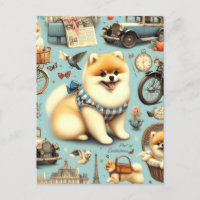 Vintager Spitz Nahtlose Illustration
