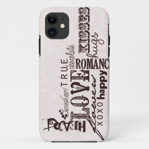 Vintager Spitze-Damast-Liebe-Buchstabe iPhone 5s Case-Mate iPhone Hülle