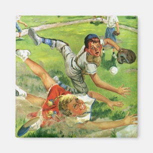 Vintager Sportbaseball, Kinderteams Magnet