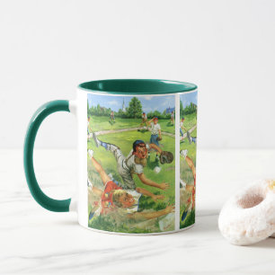 Vintager Sportbaseball, Kinderteams Tasse