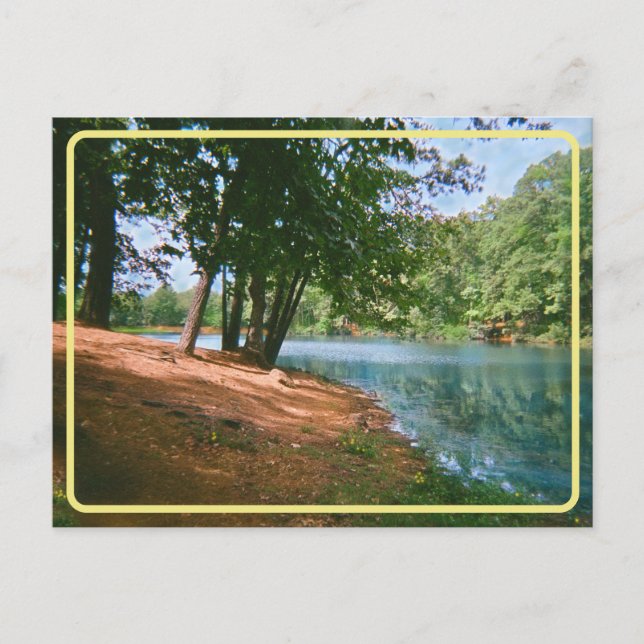 Vintager Springtime Posta Postkarte (Vorderseite)