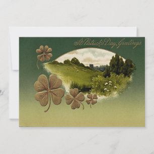 Vintager St. Patrick's Day Feiertagskarte