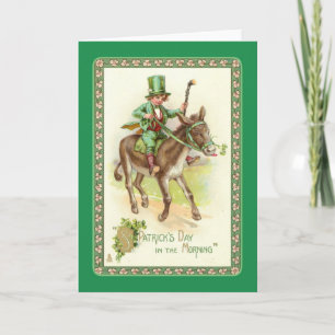 Vintager St. Patrick's Day Karte