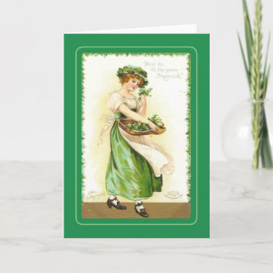 Vintager St. Patrick's Day Karte