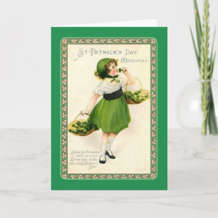 Vintager St. Patrick's Day Karte