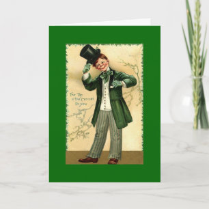 Vintager St. Patrick's Day Karte