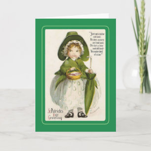Vintager St. Patrick's Day Karte