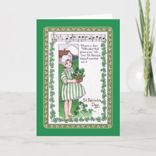 Vintager St. Patrick's Day Karte