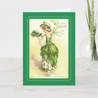 Vintager St. Patrick's Day Karte