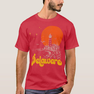 Vintager Staat von Delaware Mitte Jh. T-Shirt