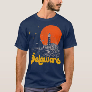 Vintager Staat von Delaware Mitte Jh. T-Shirt