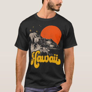 Vintager Staat von Hawaii Mitte des Jahrhunderts N T-Shirt