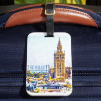 Vintager Stadtblick von Sevilla