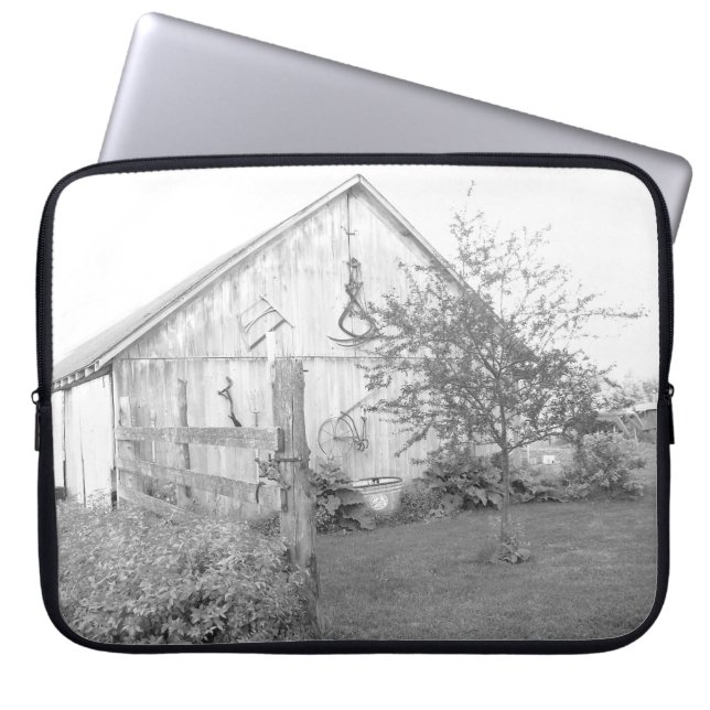 Vintager Stall Laptopschutzhülle (Vorderseite)