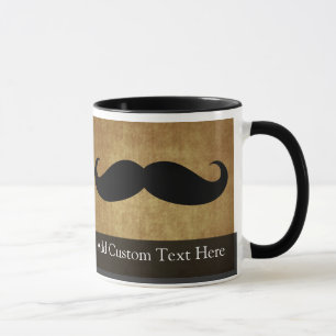 Vintager Stamm mit benutzerdefiniertem Text Tasse