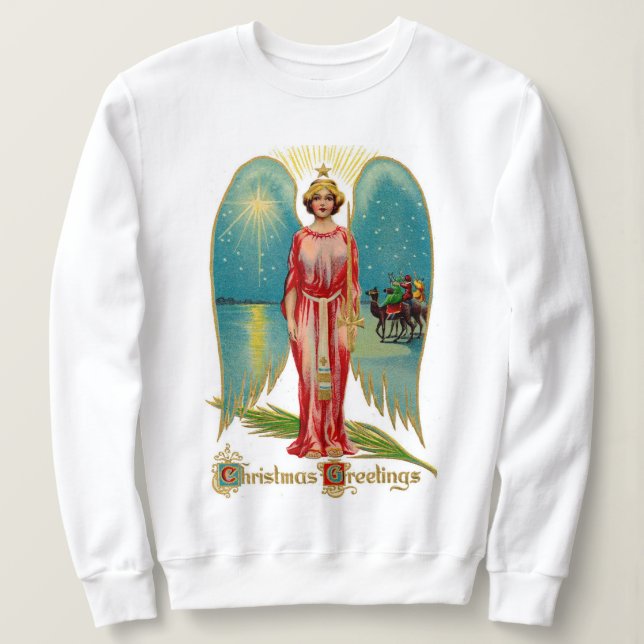 Vintager Star des Bethlehem Holiday Sweatshirt (Design vorne)
