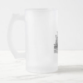 Vintager Steampunk Steamboat Mattglas Bierglas