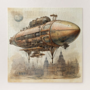 Vintager Steampunk Zeppelin (12)