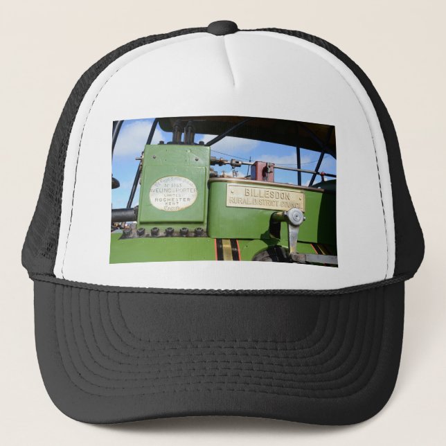 Vintager Steamroller Truckerkappe (Vorderseite)