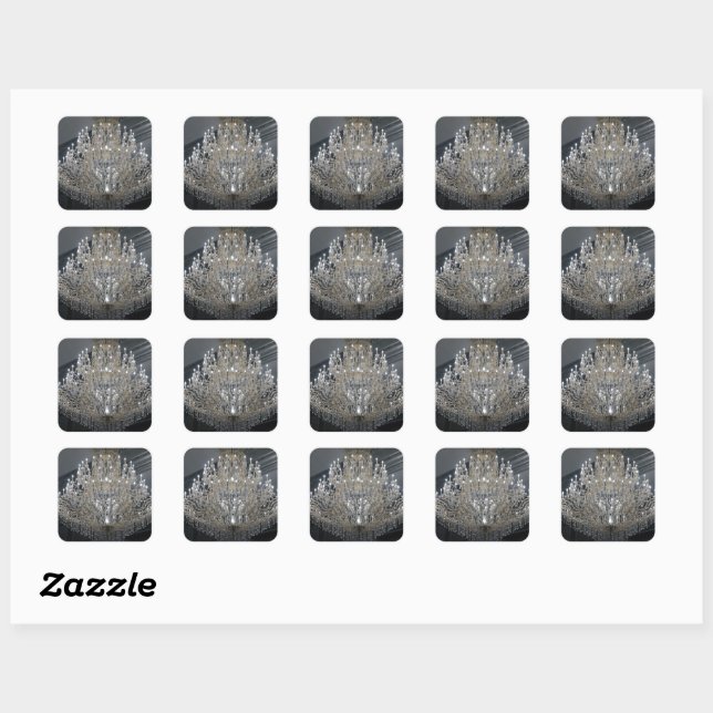 Vintager Sticker für Kristalle (Blatt)