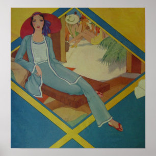 Vintager Stil 1931 Poster