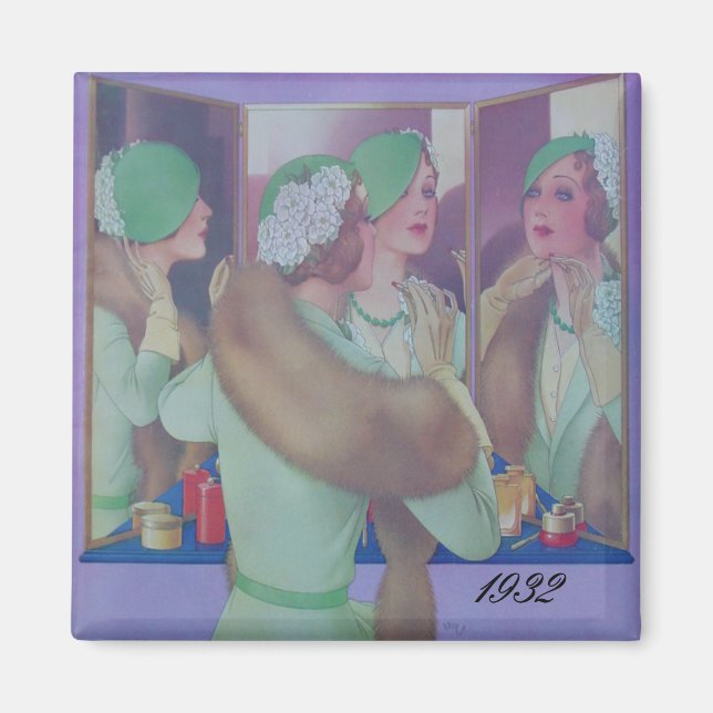 Vintager Stil 1932 Magnet (Vorne)