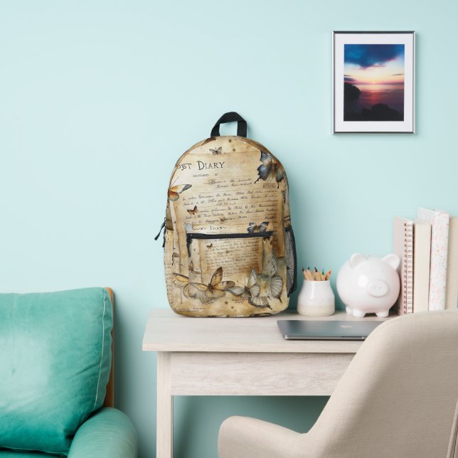 Vintager Stil Bedruckter Rucksack (InSitu)