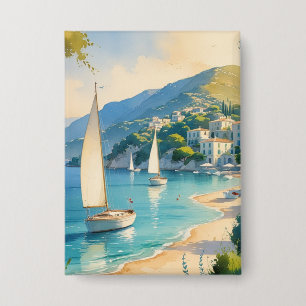 Vintager Stil Cote D'Azur Button