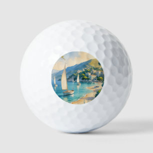 Vintager Stil Cote D'Azur Golfball
