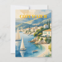 Vintager Stil Cote D'Azur