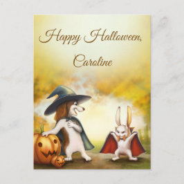 Vintager Stil der Halloween-Postkarte Postkarte