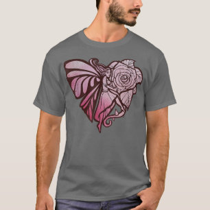 Vintager Stil Fairy Garden Rose T-Shirt