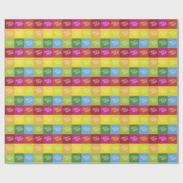 Vintager Stil Frohe Weihnachtswrapping Papier Geschenkpapier