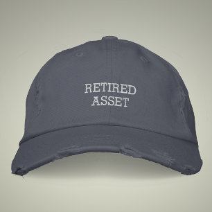 Vintager Stil für wiederverkäufliche Vermögenswert Bestickte Baseballkappe