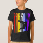 Vintager Stil gestört Parkour Retro-Silhouette T-Shirt<br><div class="desc">Hoffe,  dass es dir gefällt 45</div>
