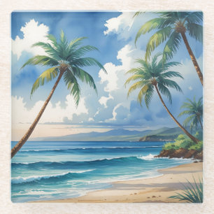 Vintager Stil Hawaii Reise Aloha Von Hawaii Glasuntersetzer