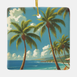 Vintager Stil Hawaii Reise Aloha Von Hawaii Keramikornament