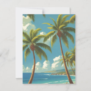 Vintager Stil Hawaii Reise Aloha Von Hawaii Postkarte