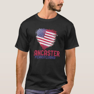 Vintager Stil in Lancaster City Pennsylvania T-Shirt