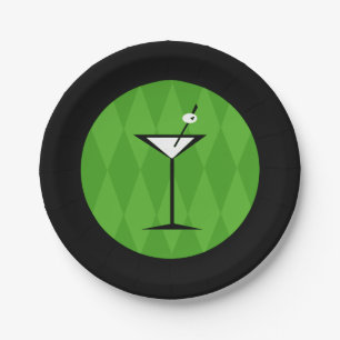 {Vintager Stil} Martini Pappteller
